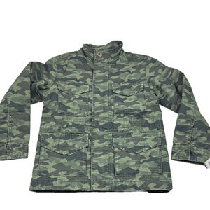 OshKosh B'gosh Kids Camo Utility Jean Jacket size 8